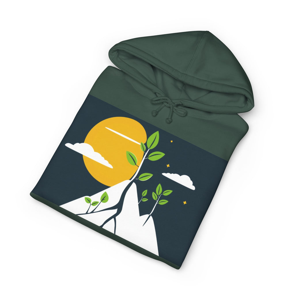 Green Tree & Mountain Hoodie