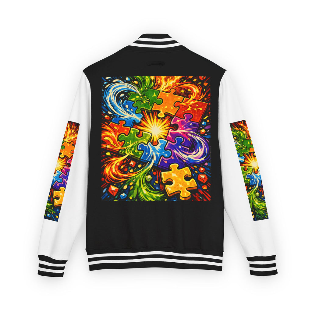 House of Anitraz's - Jigsaw Sunburst Heavyweight Letterman Jacket