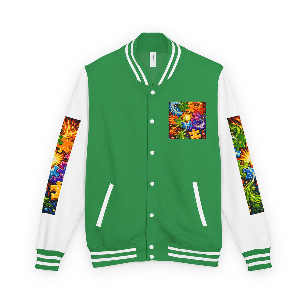 House of Anitraz's - Jigsaw Sunburst Heavyweight Letterman Jacket