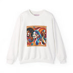 Women Faces Crewneck Sweatshirt