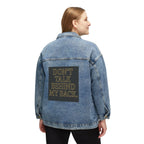 House of Anitraz's - 'Don't Talk Behind My Back' Denim Jacket