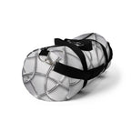 House of Anitraz's - Silky Silver Geometric Travel Bag