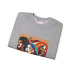 Women Faces Crewneck Sweatshirt