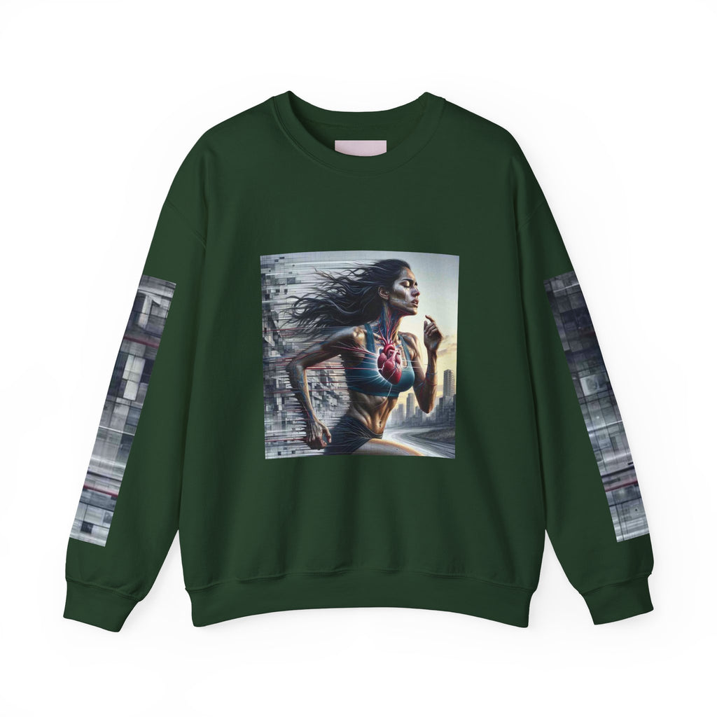 Motivational Runner Crewneck Sweatshirt