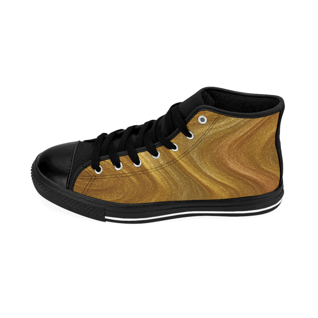 House of Anitraz's - Golden Marble Swirl Sneakers