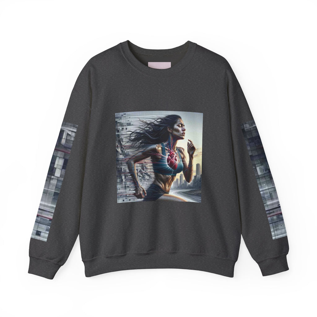 Motivational Runner Crewneck Sweatshirt