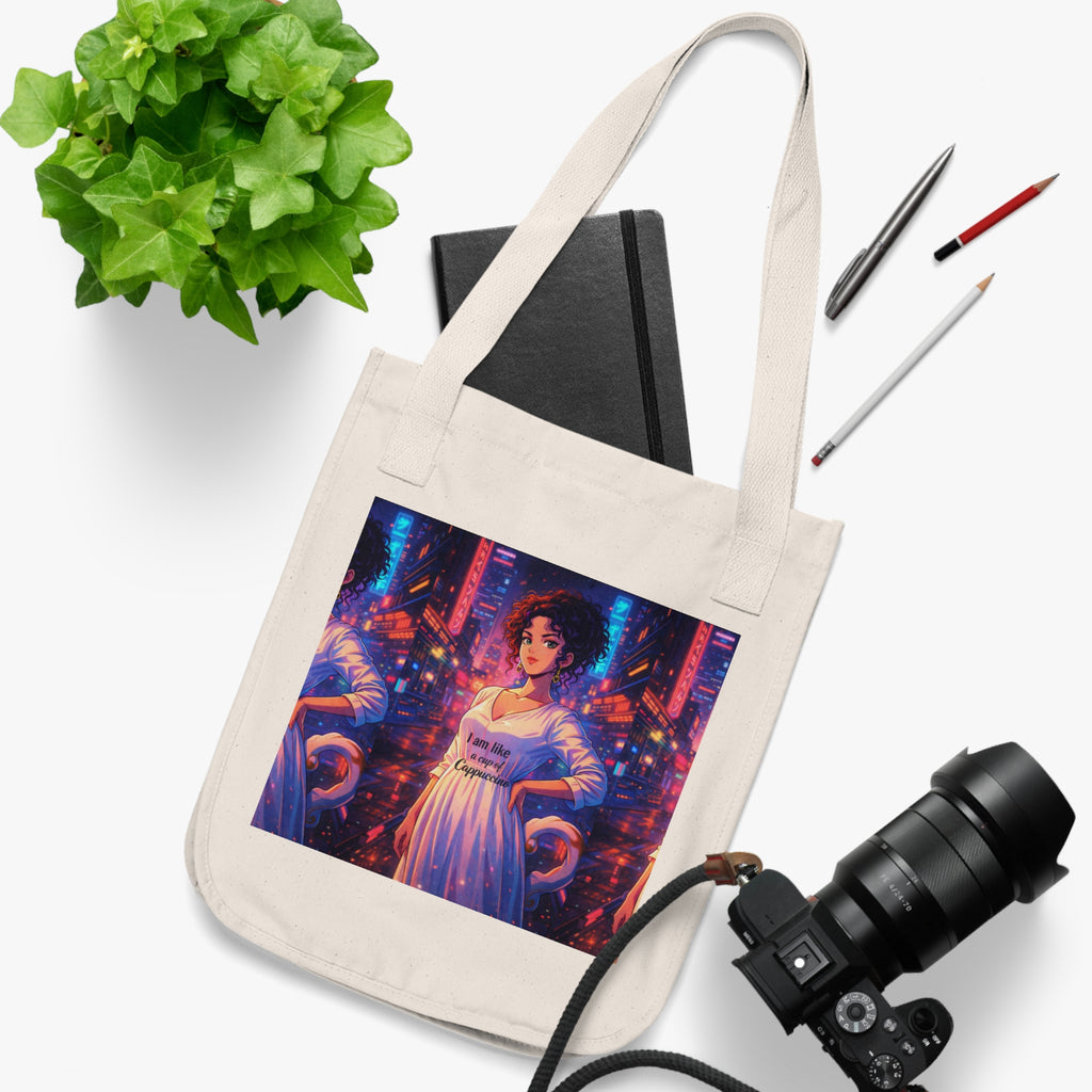 House of Anitraz's - 'I am like a Cup of Cappuchino' Tote