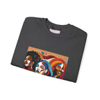 Women Faces Crewneck Sweatshirt