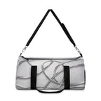 House of Anitraz's - Silky Silver Geometric Travel Bag