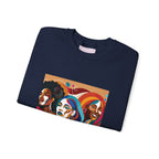 Women Faces Crewneck Sweatshirt