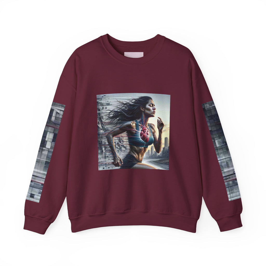 Motivational Runner Crewneck Sweatshirt