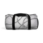 House of Anitraz's - Silky Silver Geometric Travel Bag