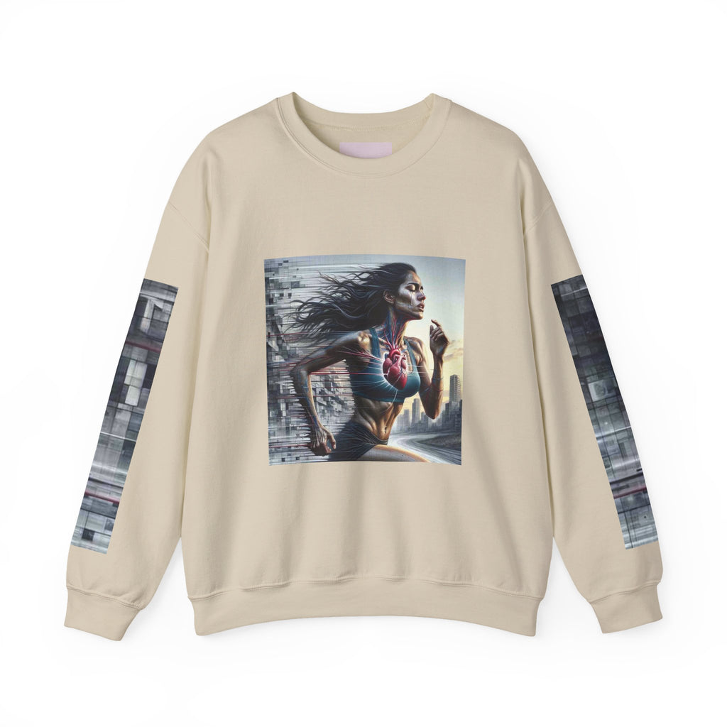 Motivational Runner Crewneck Sweatshirt