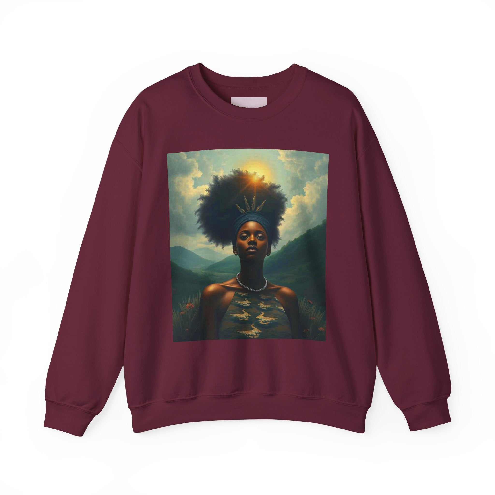 Afro Goddess Crewneck Sweatshirt