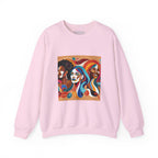 Women Faces Crewneck Sweatshirt