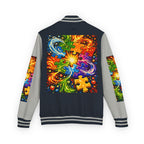 House of Anitraz's - Jigsaw Sunburst Heavyweight Letterman Jacket