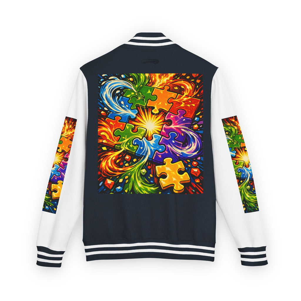 House of Anitraz's - Jigsaw Sunburst Heavyweight Letterman Jacket