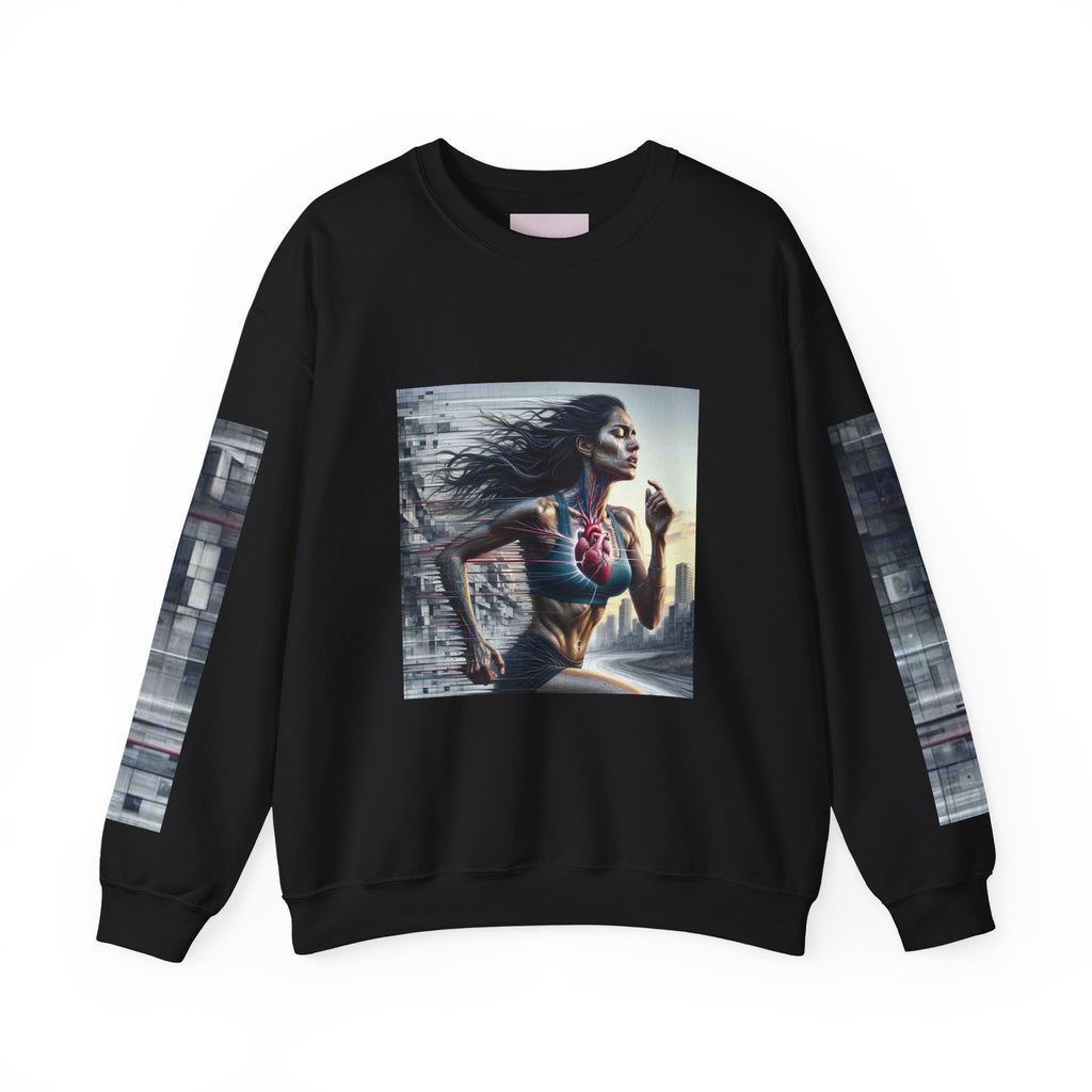 Motivational Runner Crewneck Sweatshirt