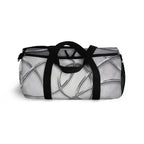 House of Anitraz's - Silky Silver Geometric Travel Bag