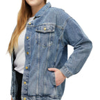 House of Anitraz's - 'Respect My Business' Denim Jacket