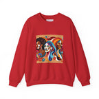 Women Faces Crewneck Sweatshirt