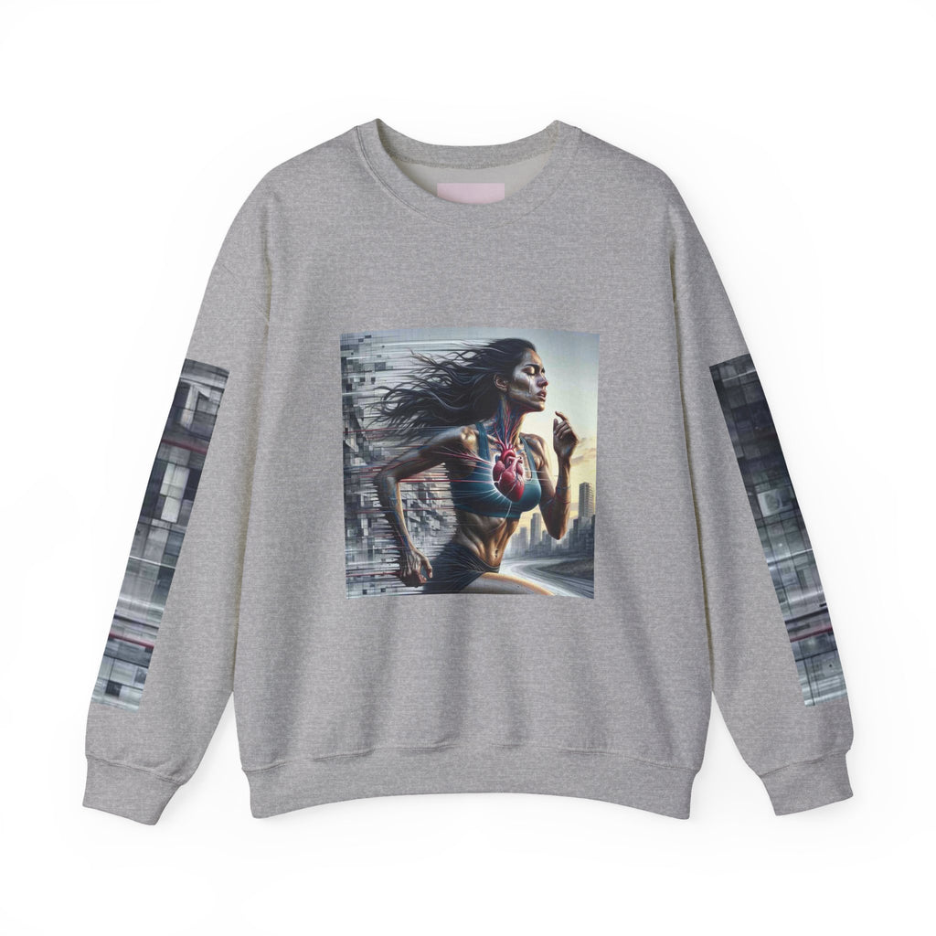 Motivational Runner Crewneck Sweatshirt