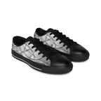 House of Anitraz's - Silky Silver Geometric Sneakers
