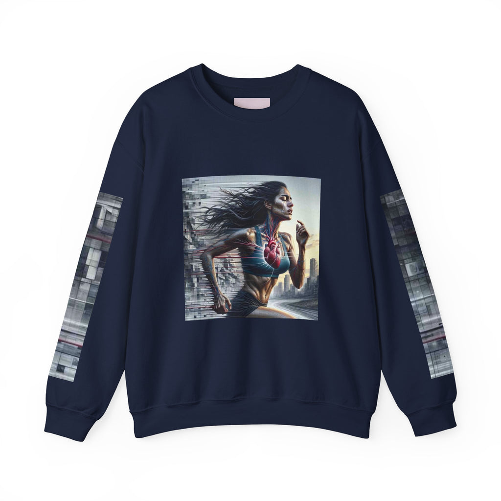 Motivational Runner Crewneck Sweatshirt