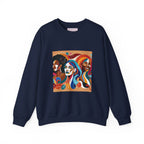 Women Faces Crewneck Sweatshirt
