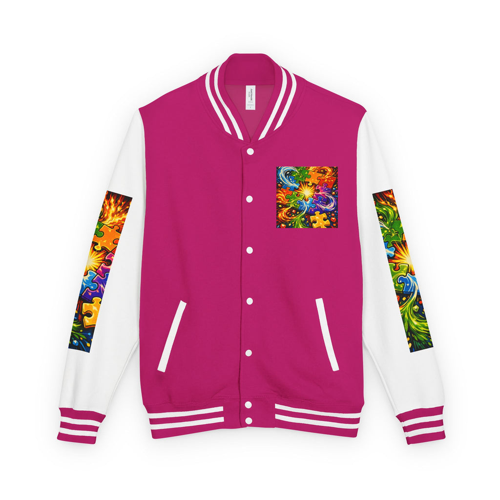 House of Anitraz's - Jigsaw Sunburst Heavyweight Letterman Jacket