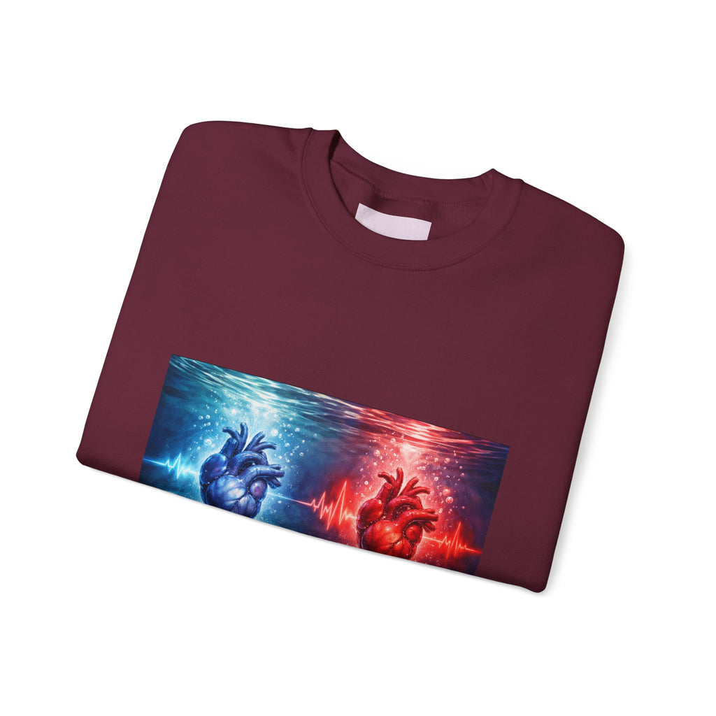 Heartbeat Copy Anatomy Crewneck Sweatshirt