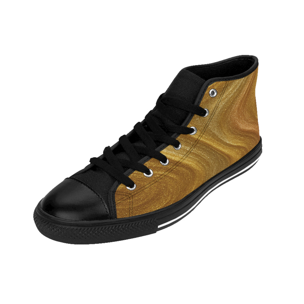 House of Anitraz's - Golden Marble Swirl Sneakers