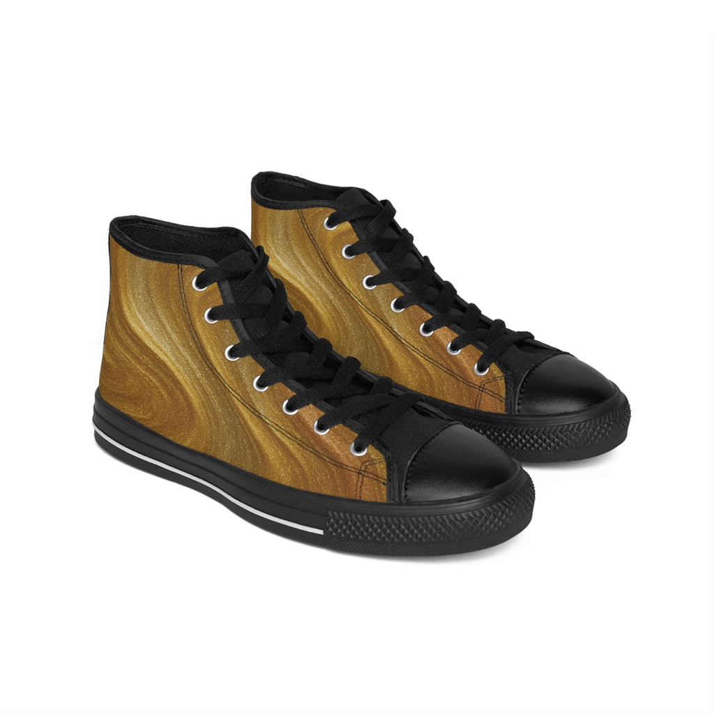 House of Anitraz's - Golden Marble Swirl Sneakers