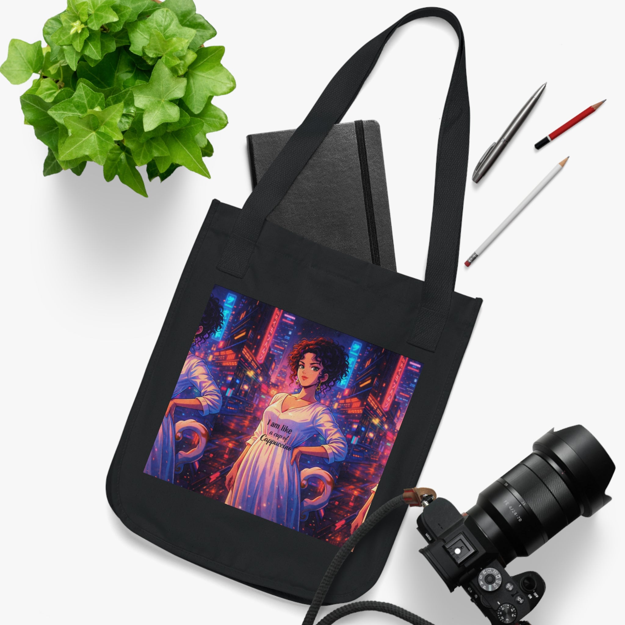 House of Anitraz's - 'I am like a Cup of Cappuchino' Tote