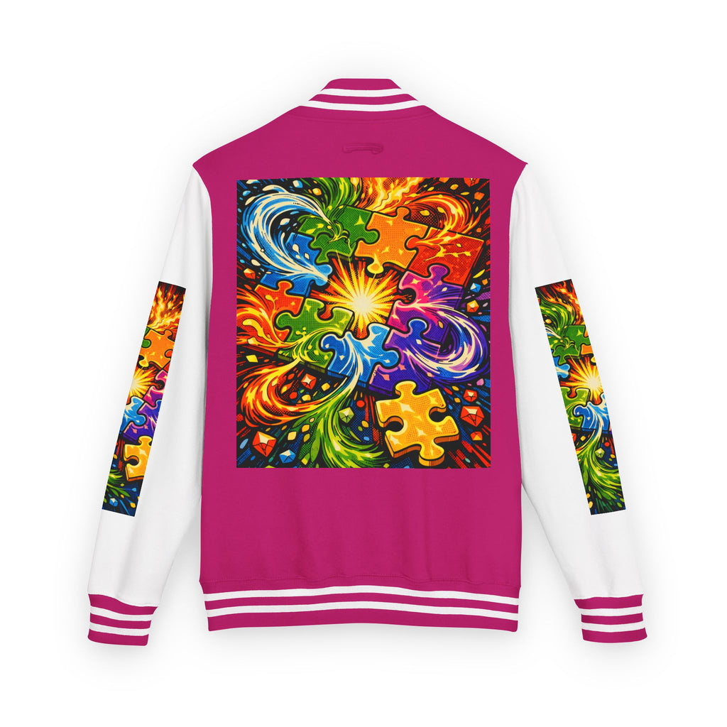 House of Anitraz's - Jigsaw Sunburst Heavyweight Letterman Jacket