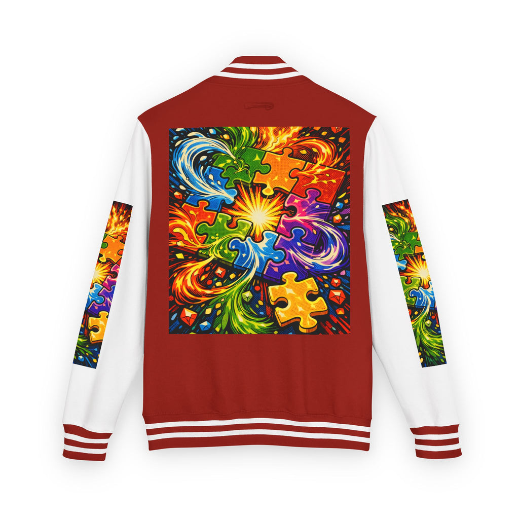House of Anitraz's - Jigsaw Sunburst Heavyweight Letterman Jacket