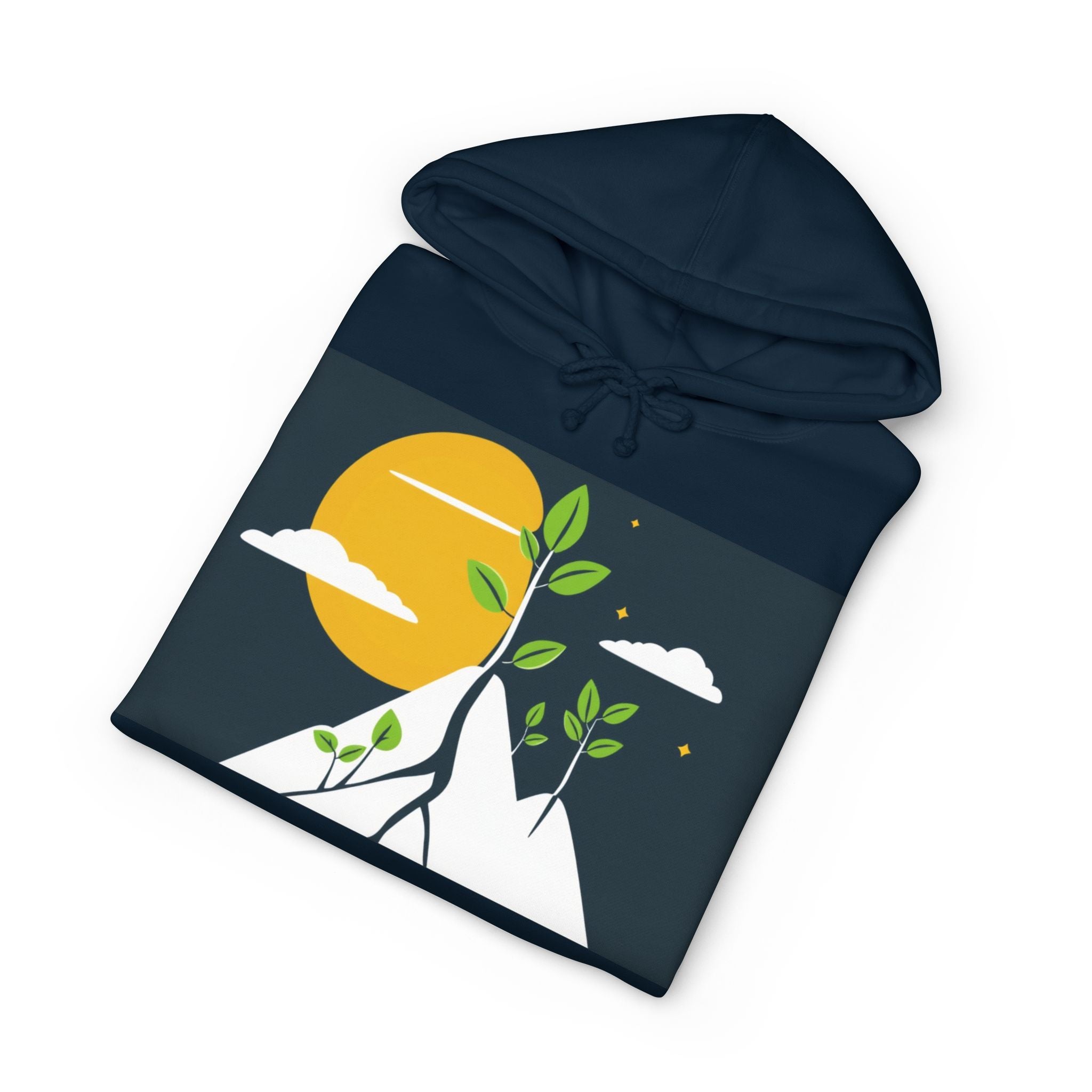 Green Tree & Mountain Hoodie