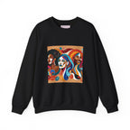 Women Faces Crewneck Sweatshirt