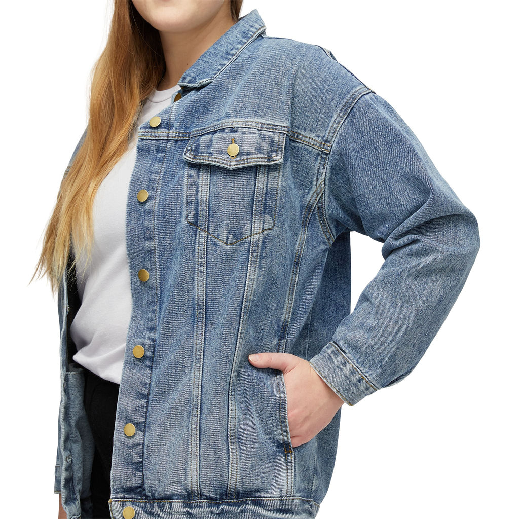 House of Anitraz's - 'Don't Talk Behind My Back' Denim Jacket