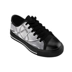 House of Anitraz's - Silky Silver Geometric Sneakers