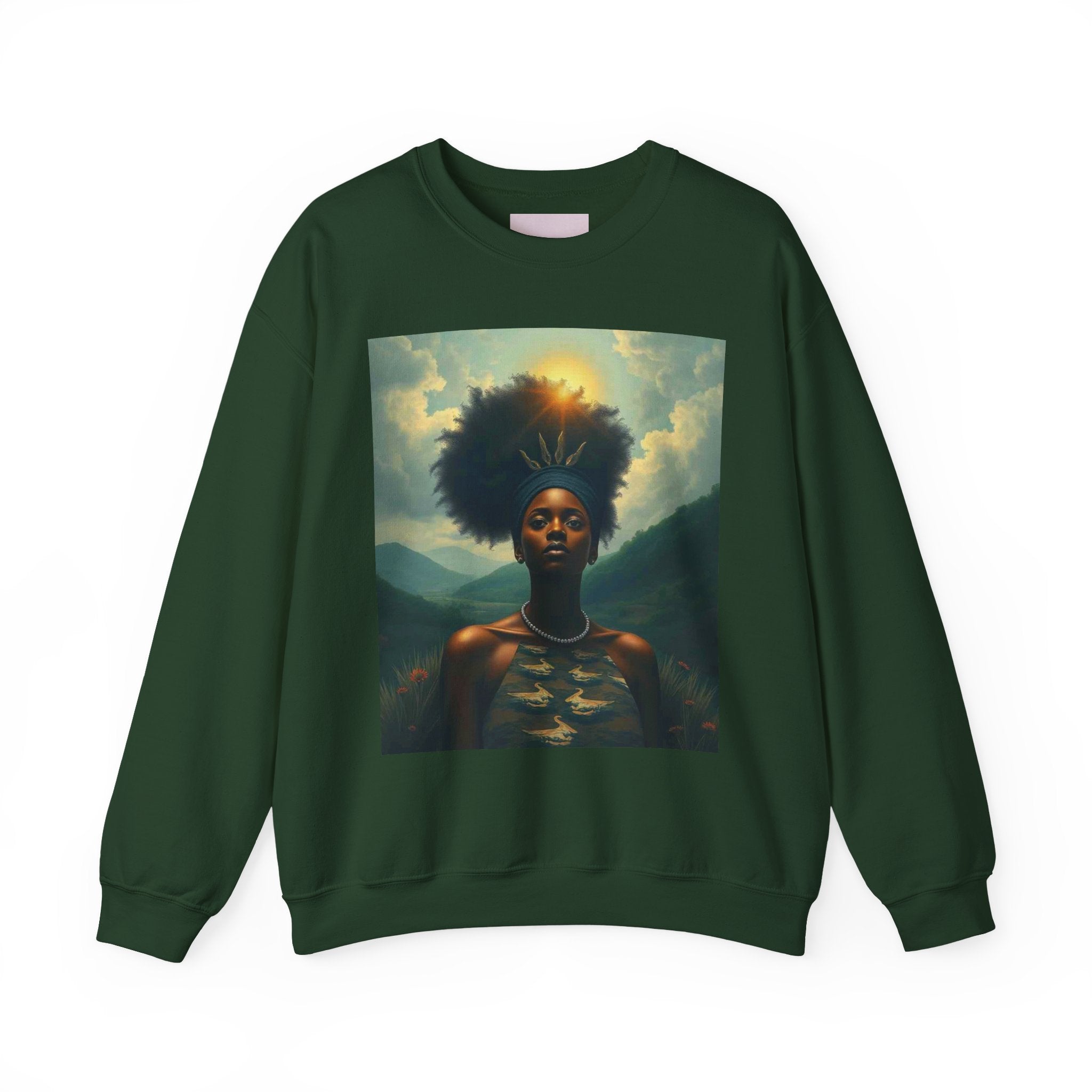 Afro Goddess Crewneck Sweatshirt
